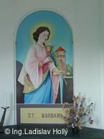 Střítež nad Ludinou, kaplička sv. Barbory